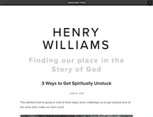 Tablet Screenshot of henry-williams.net